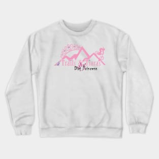 Trails & Tiaras Logo - Black Print Crewneck Sweatshirt